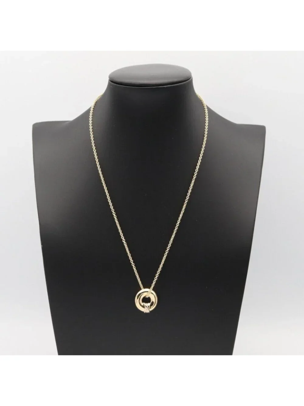 Cartier Necklace Trinity 42 43 18K White Gold